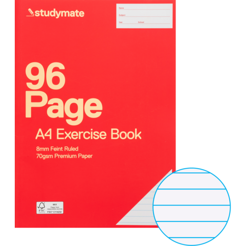 A4 & 9x7” Exercise Books