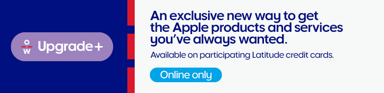 An exclusive new way to get the Apple products and services you've always wanted. Available on participating Latitude credit cards.