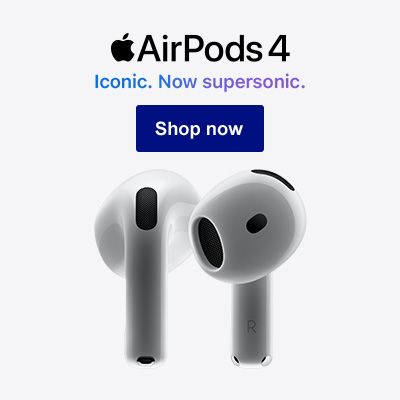 AirPods 4. Iconic. Now supersonic. Shop now