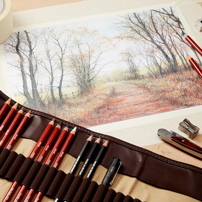 Derwent Colour Pencils Drawing