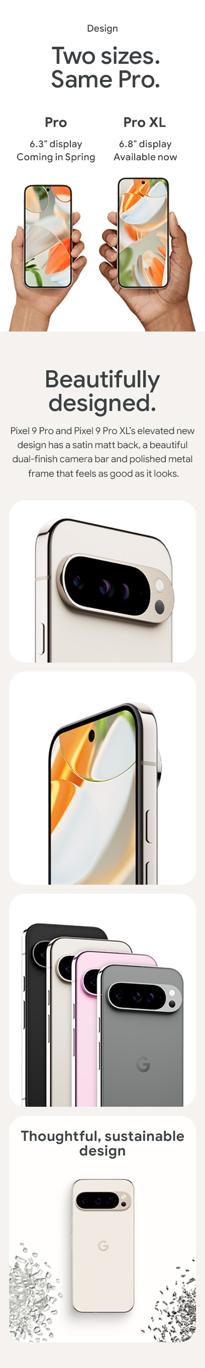 Two Sizes. Same Pro.