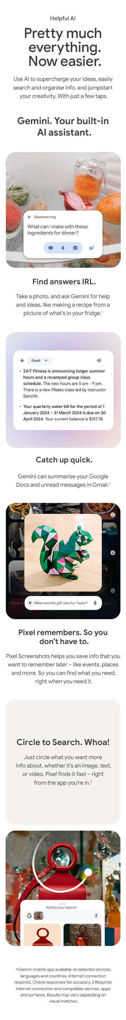 Pretty much everything. Now easier.