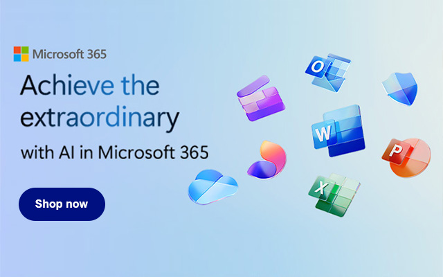 Microsoft 365. Achieve the extraordinary with AI in Microsoft 365. Click to shop now.