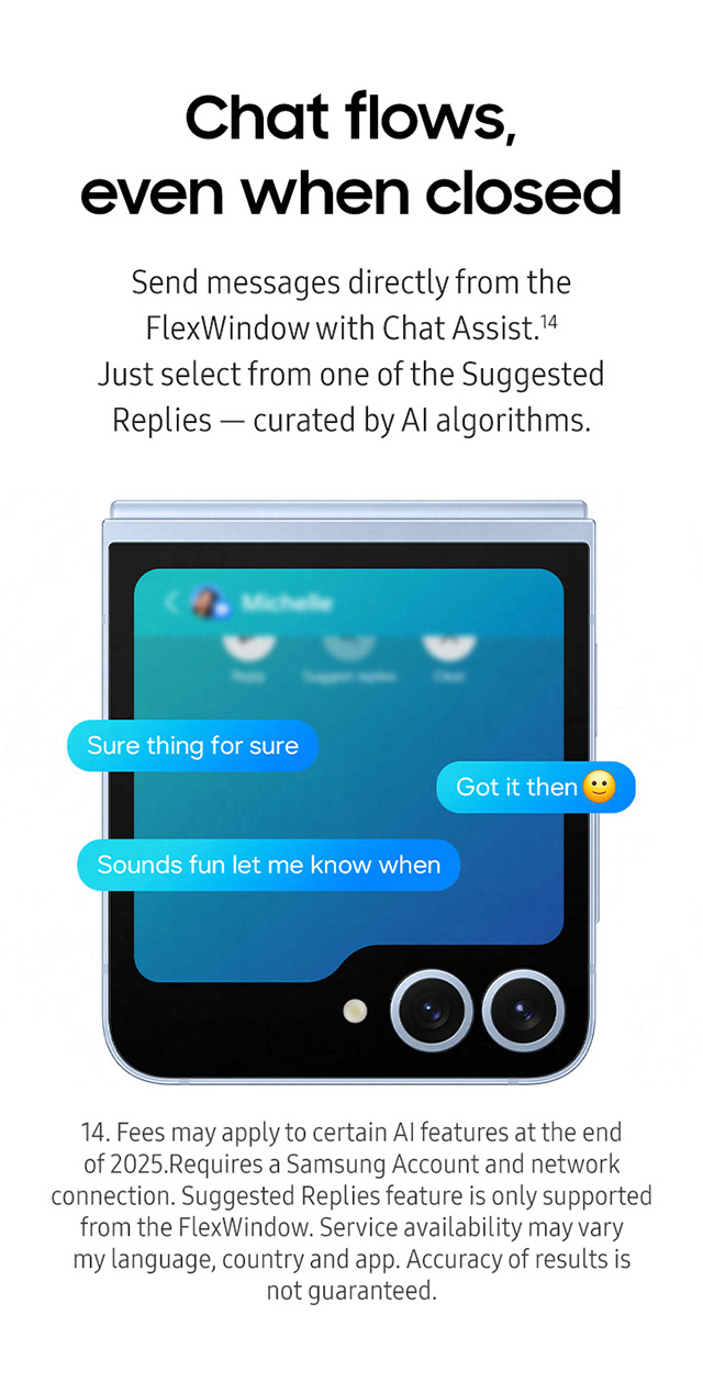 Chat flows, even when closed