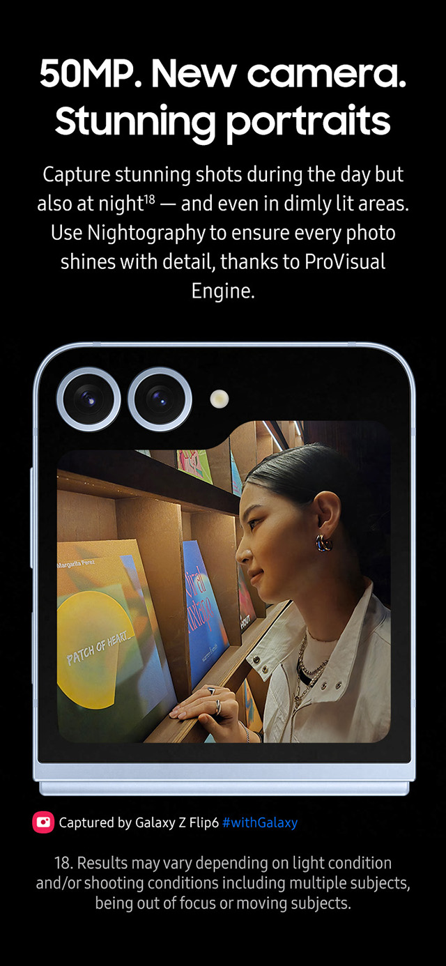 50MP. New camera. Stunning portraits