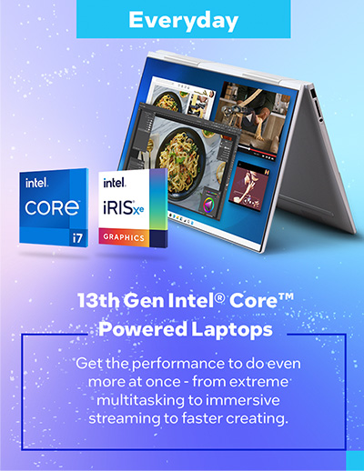 13th Gen Intel Core Powered Laptops