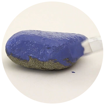 How to create a painted rock picture stand Step 1