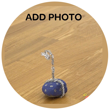 How to create a painted rock picture stand Step 4
